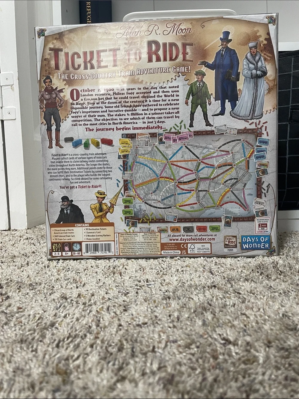 Sealed Days of Wonder Ticket To Ride by Alan R. Moon Train Adventure Board Game